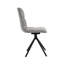 Set of 2 Chenille Upholstered Dining Chairs-1379684077-1379684076