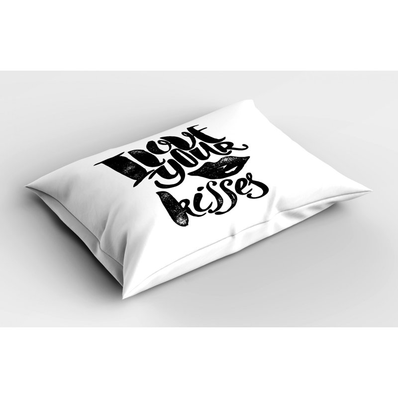 Kiss Polyester Sham Set, Queen