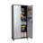 71" H Metal Removable Garage Storage Cabinet with Adjustable Shelves.