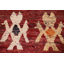 Tapis géométrique marocain noué à la main 7 x 10
