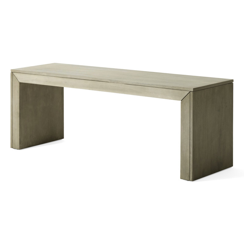 Gray Oak, Wood, Bench For Dining, 48 W, 15 Wide, 18 High, Clean Lines, Hand - Crafted Look Structure, Finish
