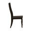 Chaise d'appoint à dossier en lattes de bois massif Sonntag-1731814164