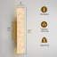 20" LED Wallchiere Dimmable Wall Sconce With Faux Alabaster Shade-387065921-409654321