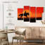 Silhouette de cowboy Lelar Sunset-108873576