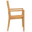 Denooyer Stacking Patio Dining Armchair