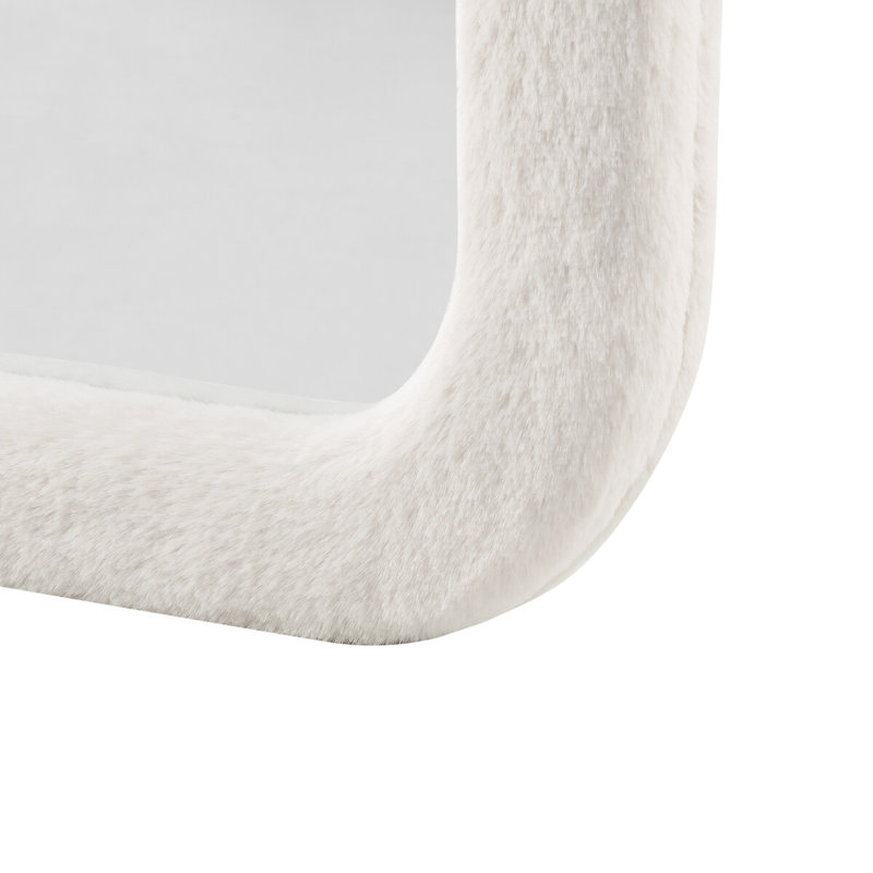 Apsana Free Form Mirror, Beige