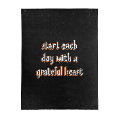 Tapis en chenille de polyester style citations