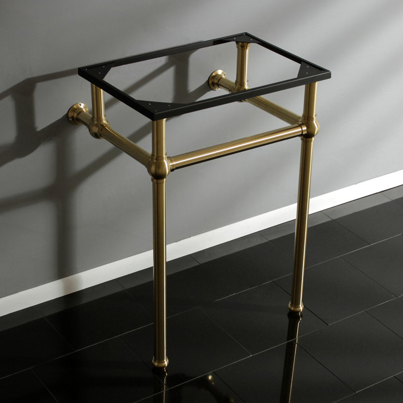 Kingston Brass Templeton Brass Console Sink Legs, Brass Pedestal