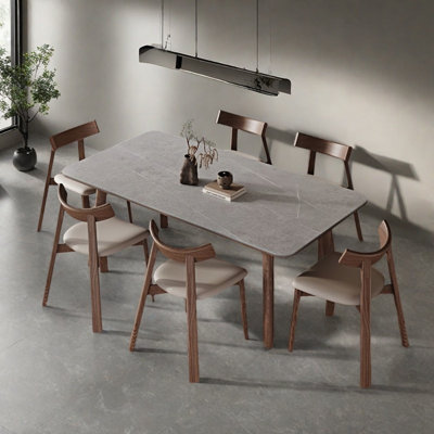 Simple new style dining table and chair