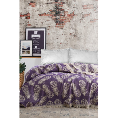 Couvre-lit / couvre-lit 100% coton Helga