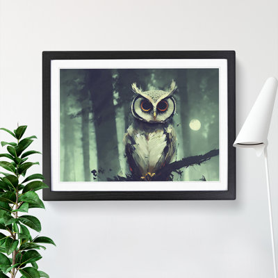 Owl Abstract - Single Picture Frame Print