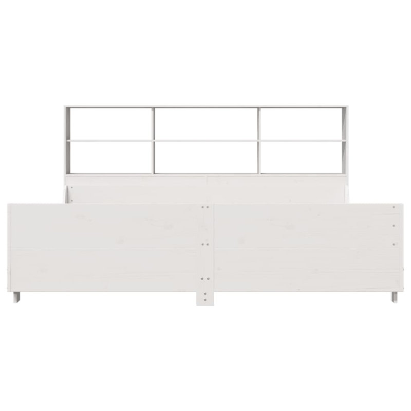 Boilleau Solid Wood Bed, 180 x 200 cm, White