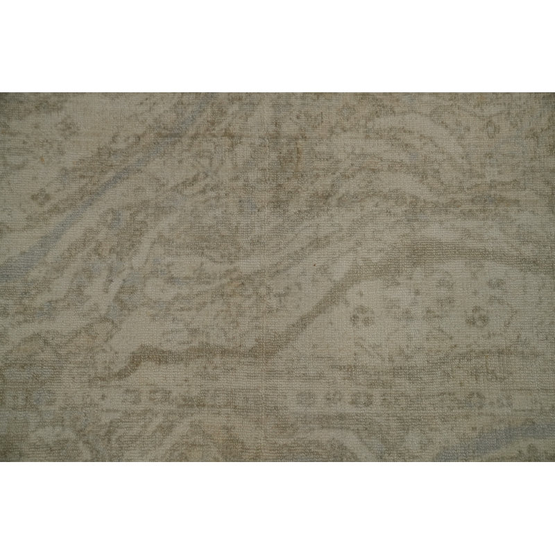 Tapis à motif abstrait terre moderne 5 x 8