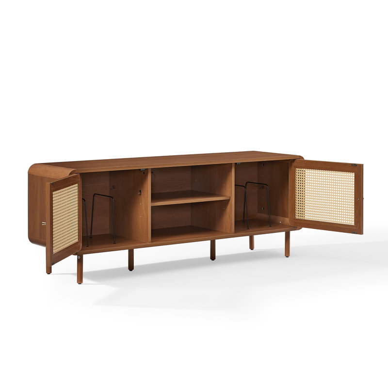 Armoire tourne-disque avec rangement pour vinyle