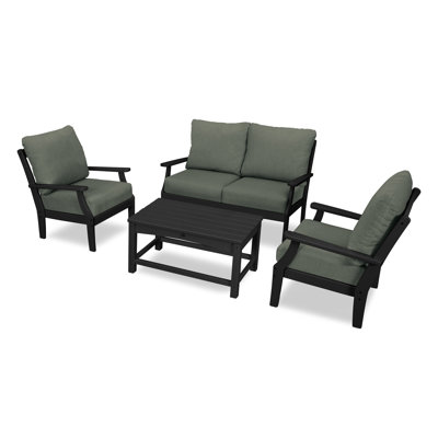 Yacht Club 4-Piece Deep Seating Chair Set