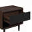 Duane 20" Fluted Nightstand In Black (1-Drawer)-1483971434