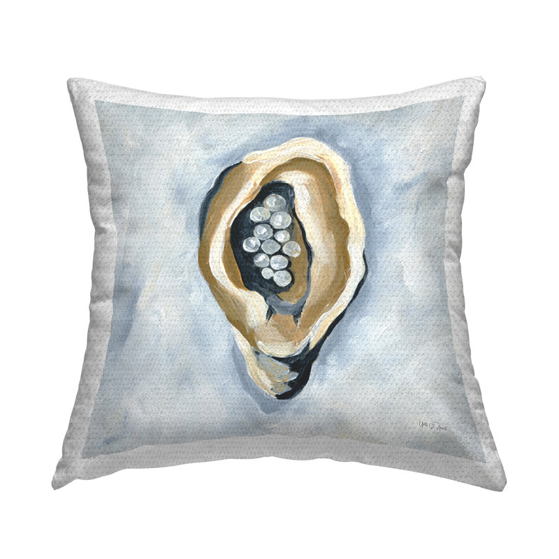 Coussin décoratif d'extérieur World Is Your Oyster