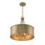 Meridian 4-Light Millom in Brushed Gold-1135942082