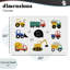 Toile de véhicules de construction Beep, conception par Creative Studio-603756000