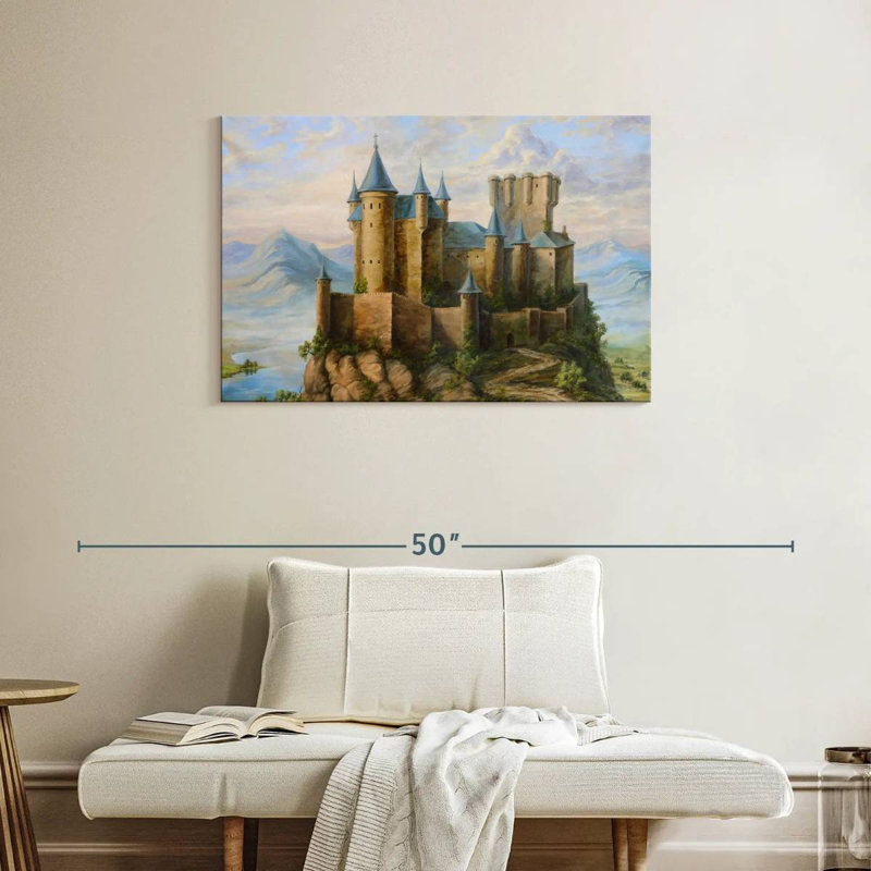 Lilie Castles, 24" H x 36" W