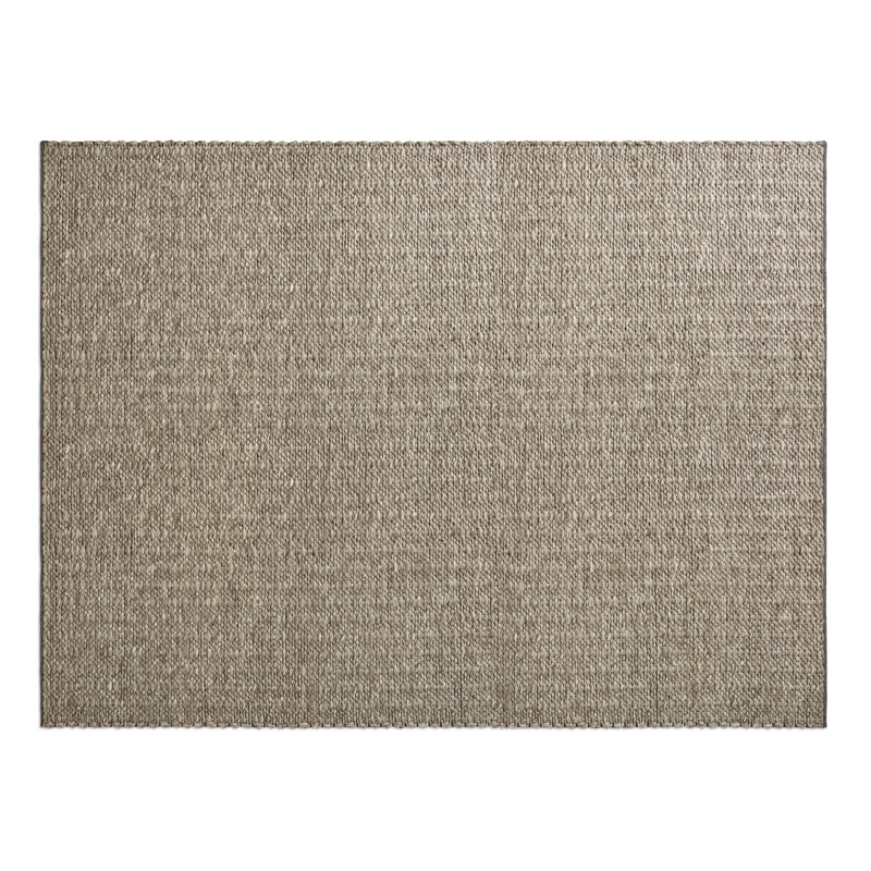 Uni Wool Area Rug in Mink, Rectangle 9' x 12'