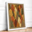 Autumn Leaf Pattern Botanical - Framed Print-608095331-608095333