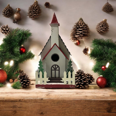 Christmas Chapel Birdhouse