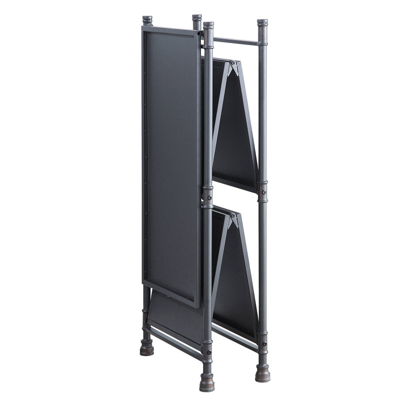 Hand-Brushed 3-Tier Console Table