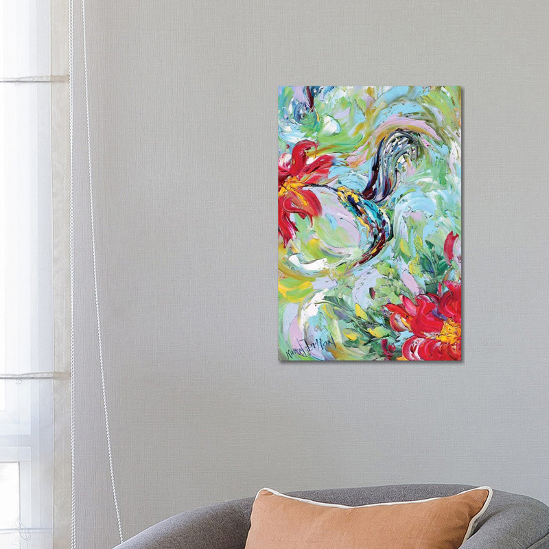 Hummingbird Giclee Native Resolution by Karen Tarlton - Wrapped Canvas Painting, 66.04 cm H x 45.72 cm W x 3.175 cm D