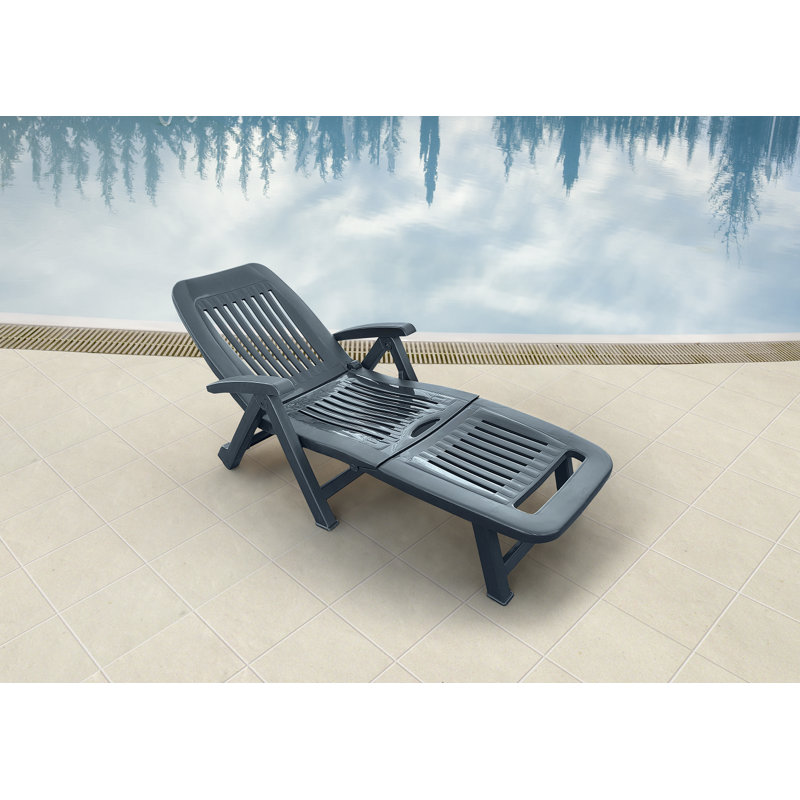 Albe 190cm Long Reclining Single Sun Lounger