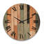Horloge murale en bois massif Tyashia-1491741357