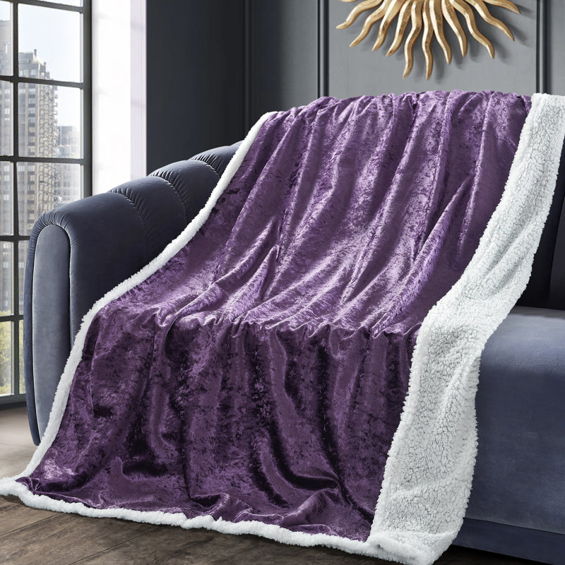 Episkopi Hand Woven Throw Blanket, Mauve