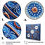 Boho Turkish Blue Tiles 2 - Boho Tiles, art mural-1191007909