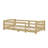 Twin-Sized Montessori-Style Floor Bed With Safety Railings, Wooden Bed With Slats And Enclosure, No Door Provided-1544762690-1544762691