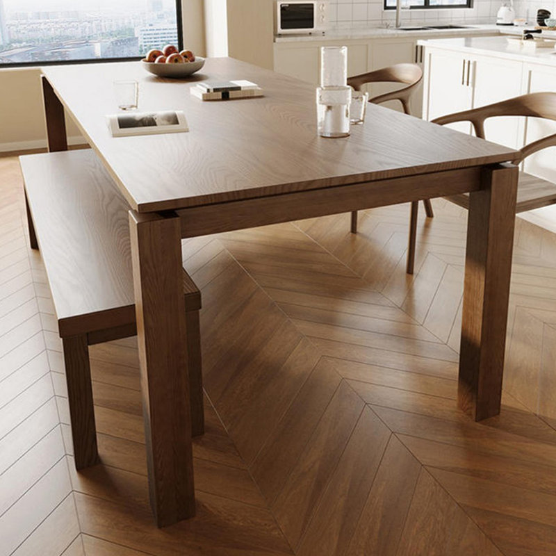 Table basse rectangulaire rectangulaire pour la salle à manger / cuisine, H 29,53 po x L 62,99 po x l 31,5 po