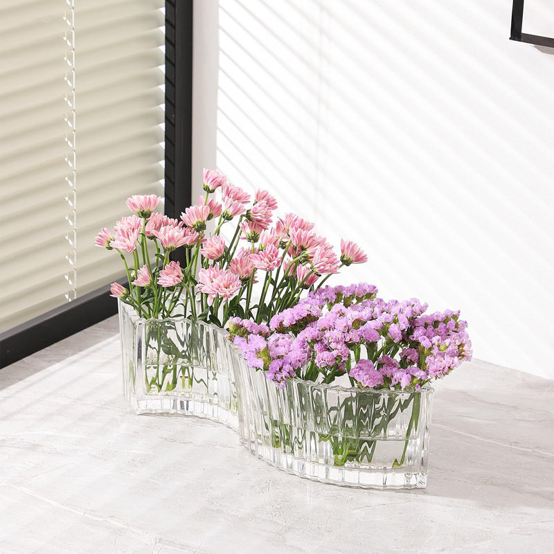 Vase de table en verre Mariaella