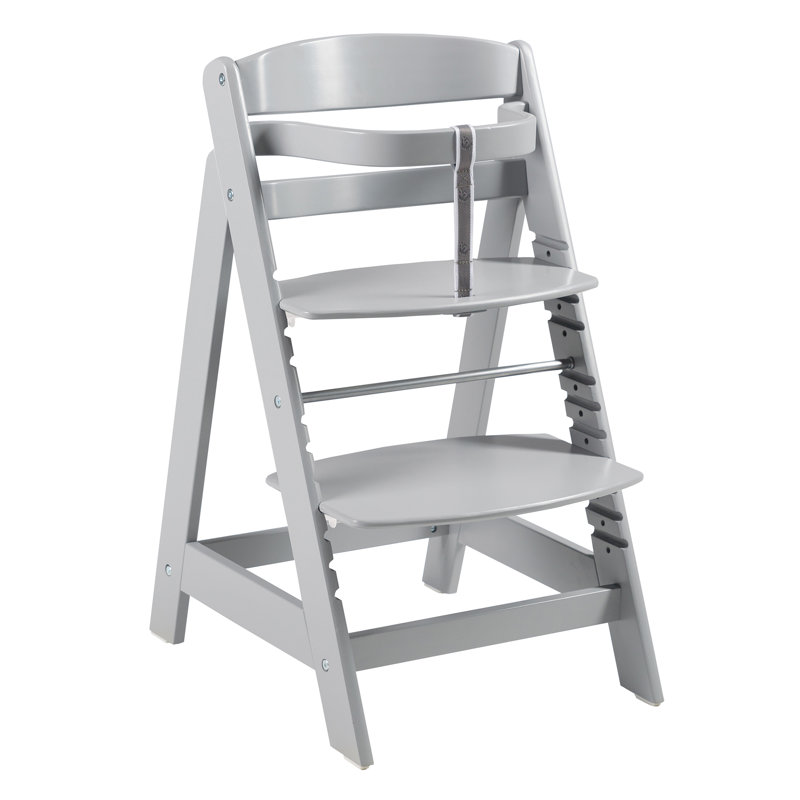 Sit Up High Chair, Grey/Brown/Blue