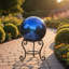 Globe terrestre extérieur en acier inoxydable à miroir 10 po Obrien-31009691-96861844