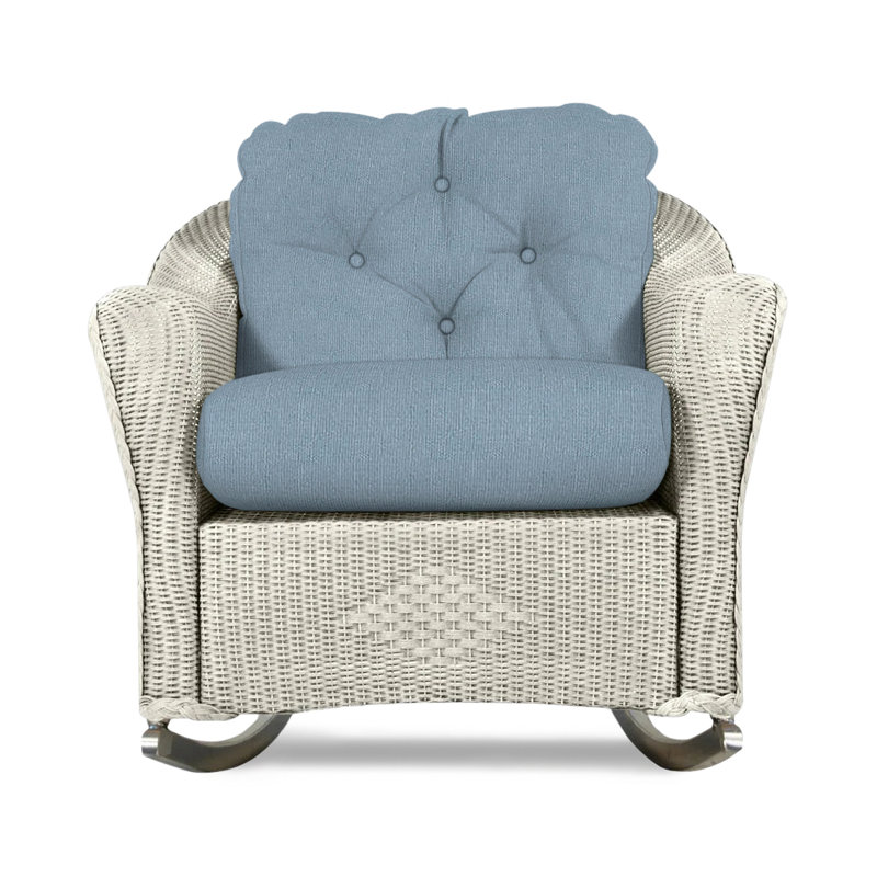 Reflections Outdoor Rocker Chair, Beach Navy, Linen
