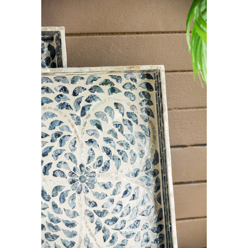 Plateau décoratif Alfreda, Noir, H 2 po x L 17,7 po x l 13,8 po