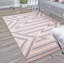 Tapis contemporain au lait fraise Miko-1965478307