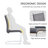 Amari Modern Faux Leather Cantilever Dining Chairs with Metal Base-272918717-272918716
