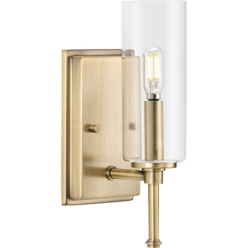 Ralaigh Dimmable Vanity Light, Vintage Brass