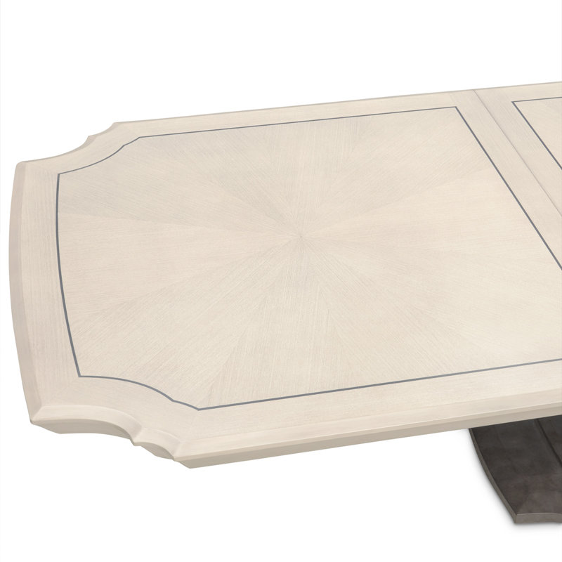 Fantosini Pedestal Dining Table - Silver Mist