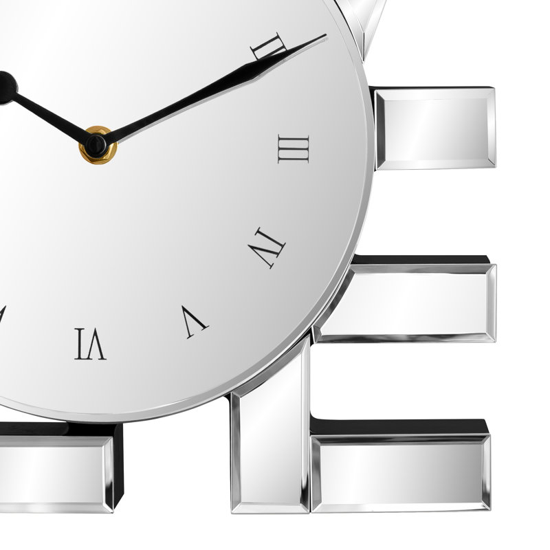 Jeni Modern Glass Decorative Table Clock