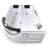 LUNA 71" x 47" 2-Person White Whirlpool Bathtub with Dual Pump