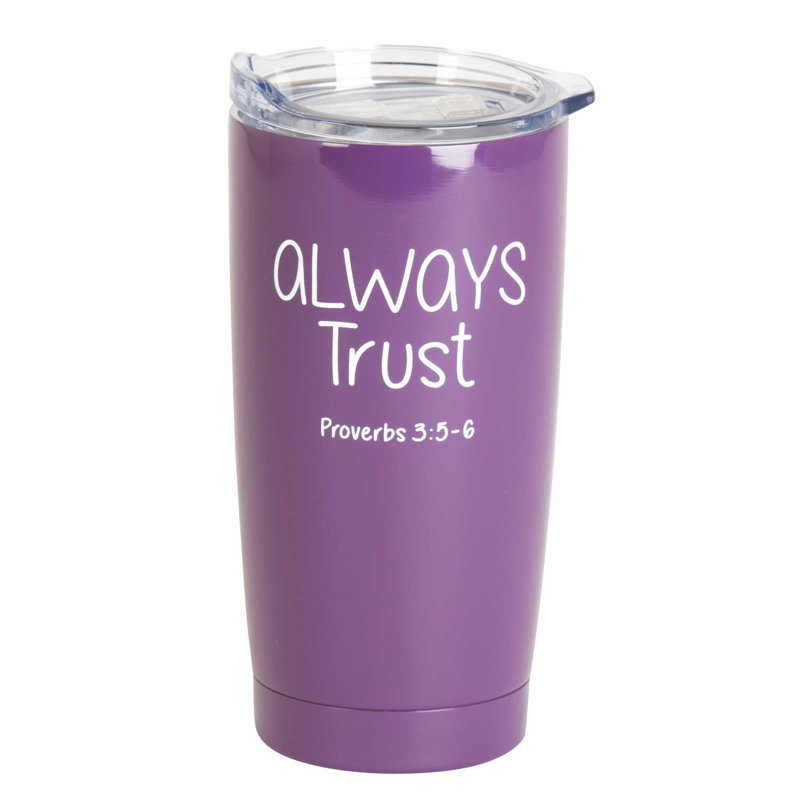 Gobelet Always Trust mauve 20 oz
