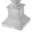 Cement Pillar Candle Holders - Set of 2 - Gray