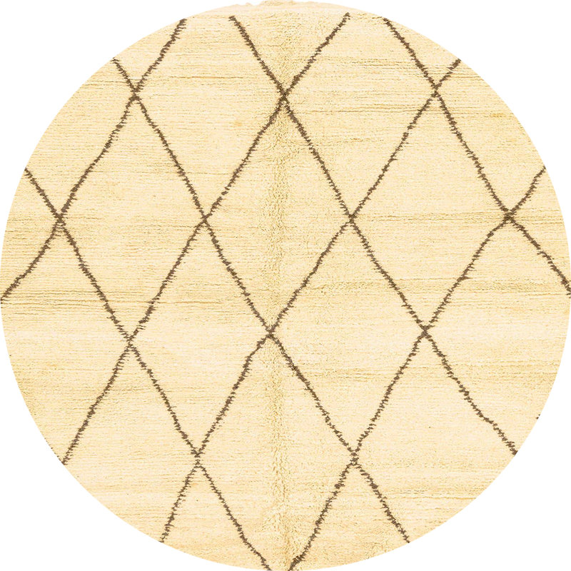 Tapis abstrait moderne 2927, Rond 6 pi