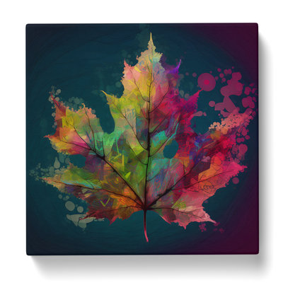 Leaf Glitch Art - Print